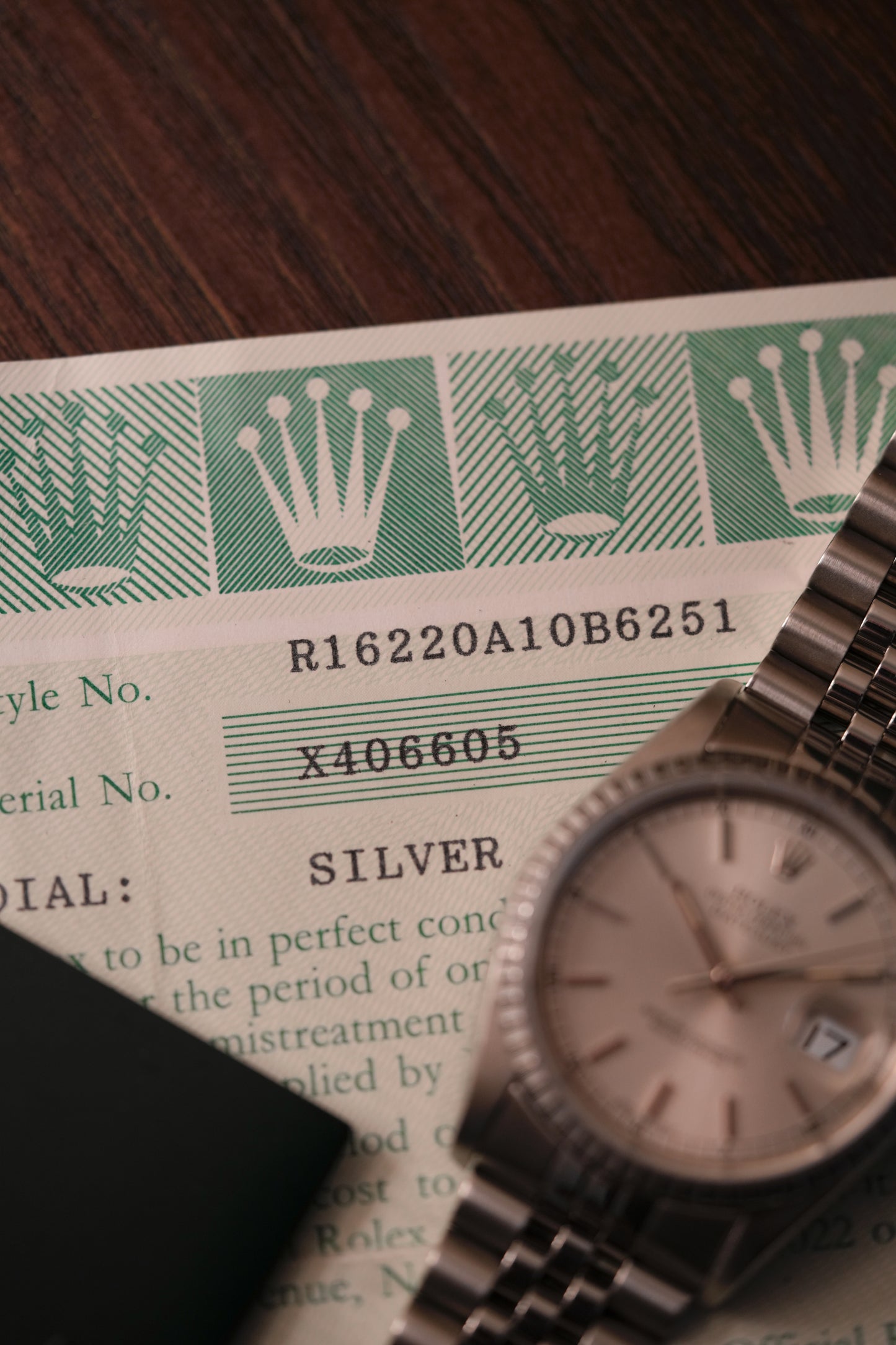 1995 Rolex Datejust Ref. 16220 – Silver