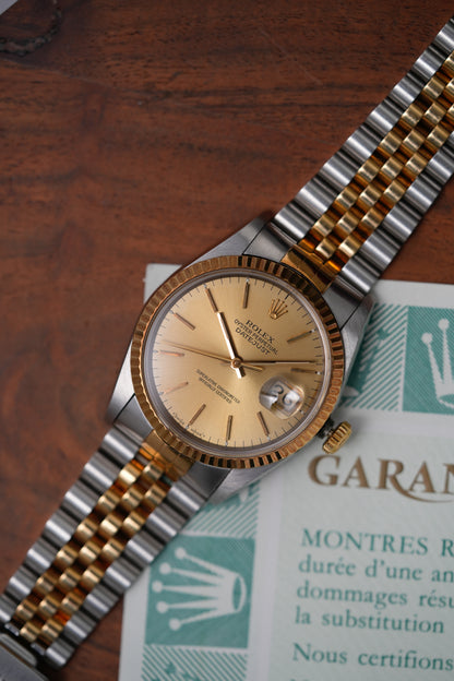 1993 Rolex Datejust Ref. 16233 – Champagne