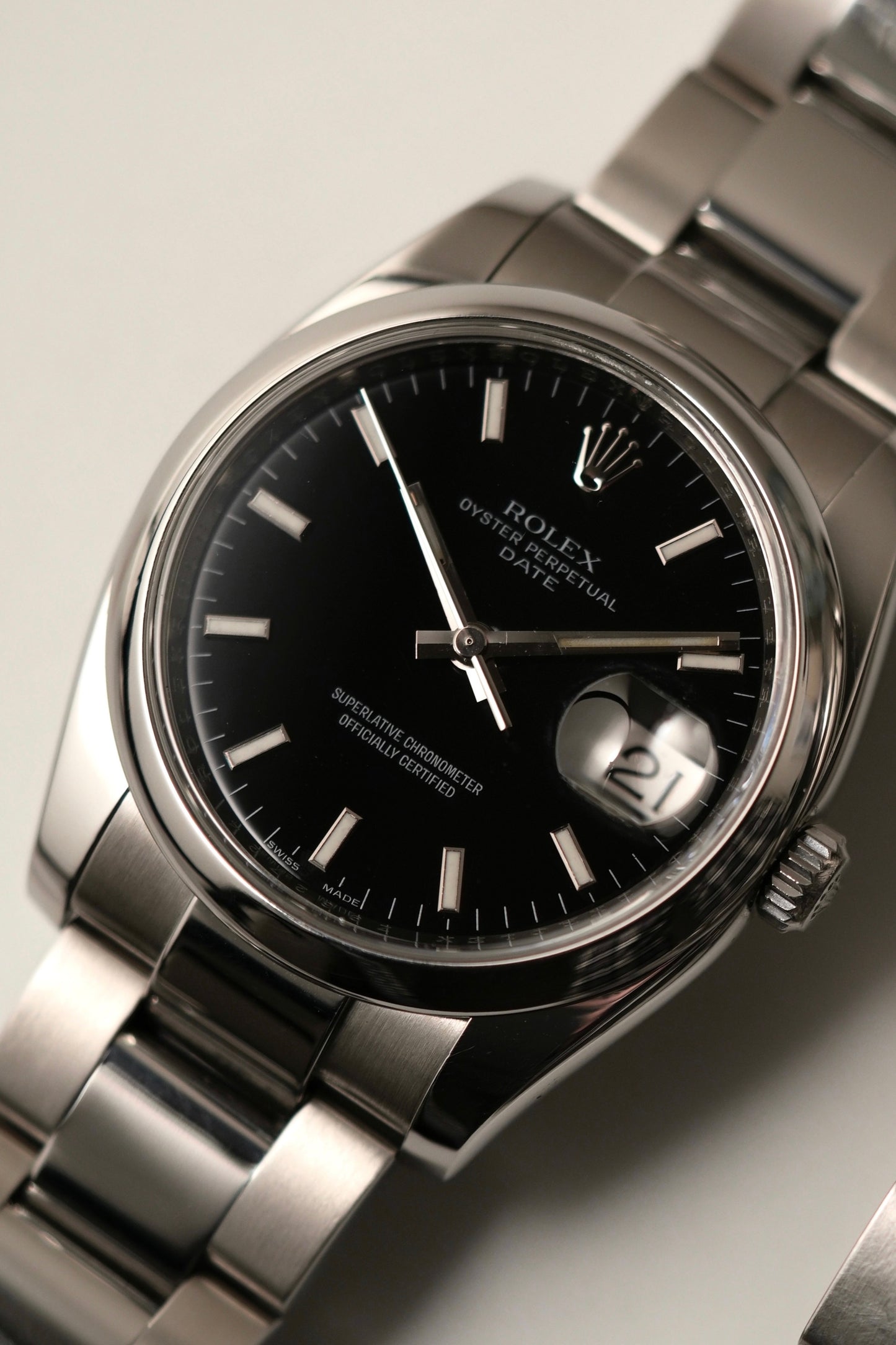 2007 Rolex Date Ref. 115200 – Black