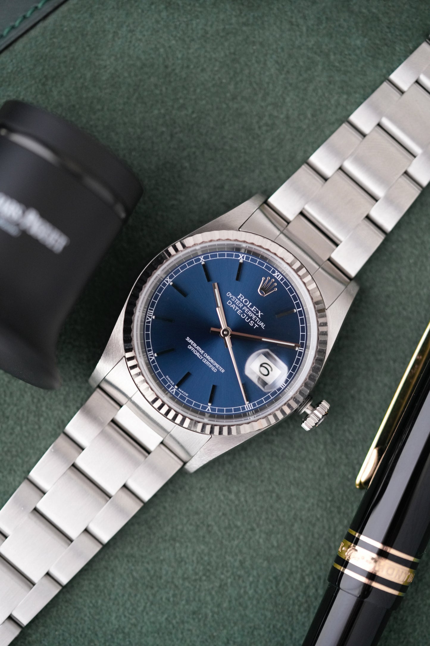 2004 Rolex Datejust Ref. 16234 – Blue Sunburst