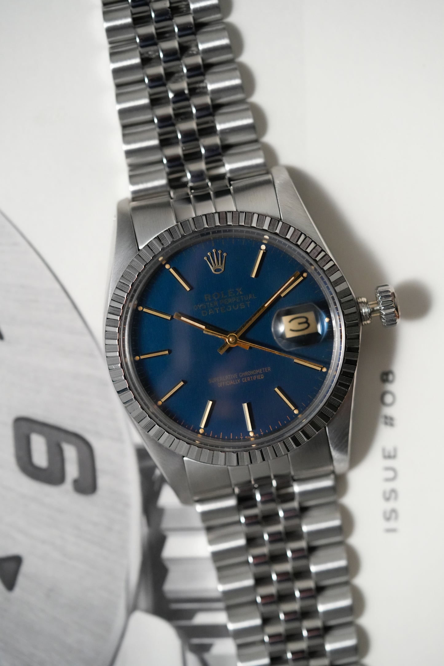 1981 Rolex Datejust Ref. 16030 – Matte Blue