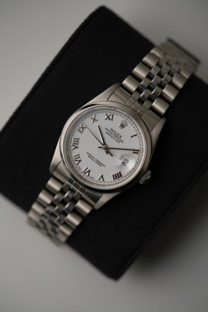 2004 Rolex Datejust Ref. 16200 – White Roman