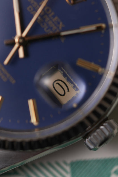 1984 Rolex Datejust Ref. 16014 – Matte Blue