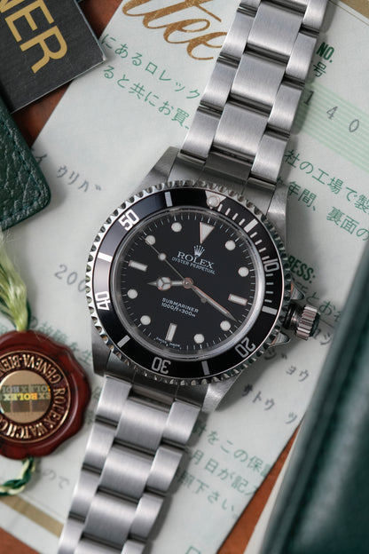 2002 Rolex Submariner "Two-Liner" Ref. 14060M – Black