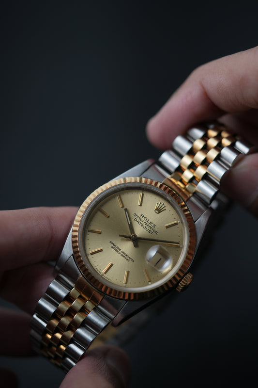 1989 Rolex Datejust Ref. 16233 – Champagne