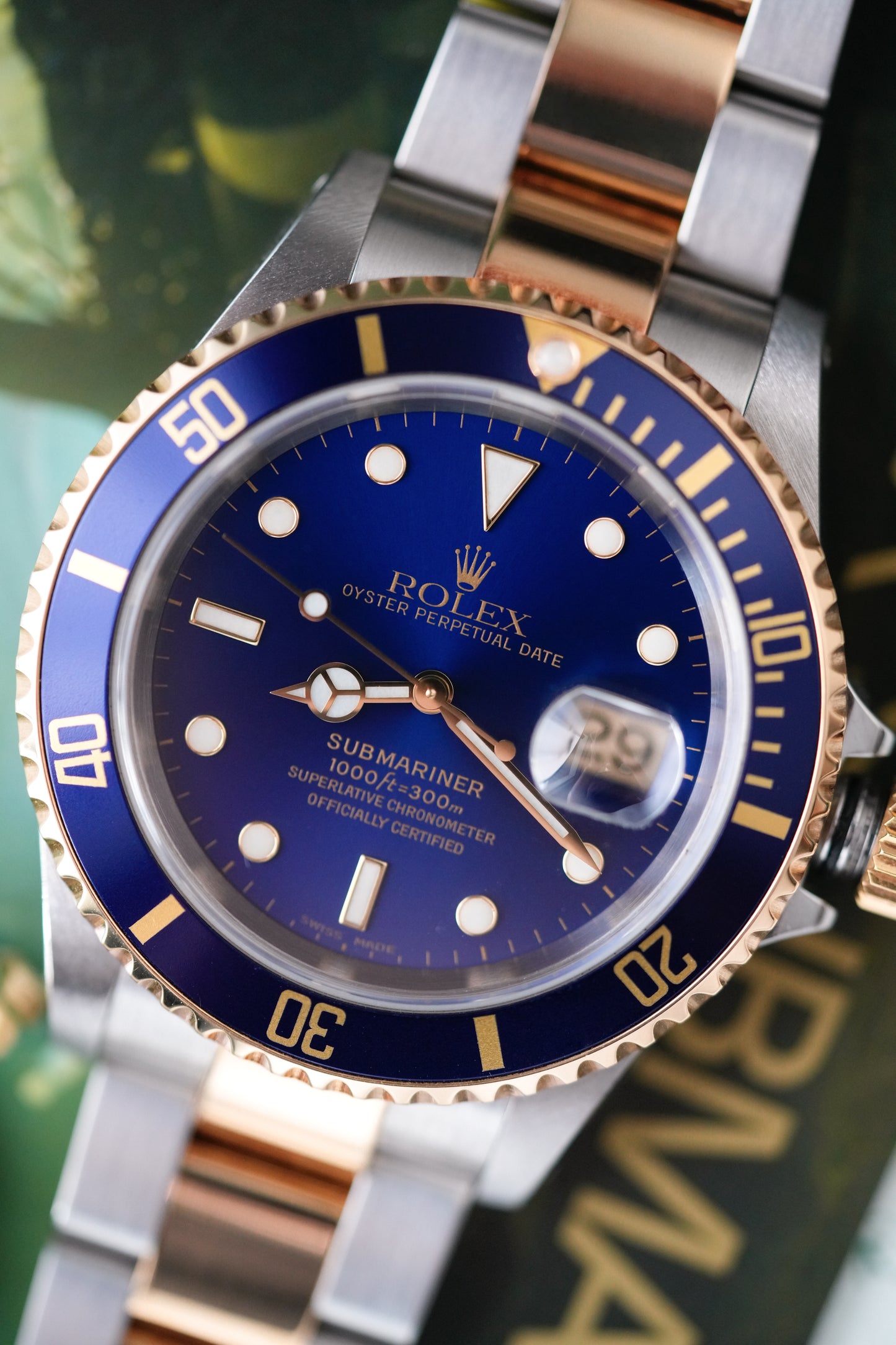 2003 Rolex Submariner Date "Bluesy" Ref. 16613 – Blue