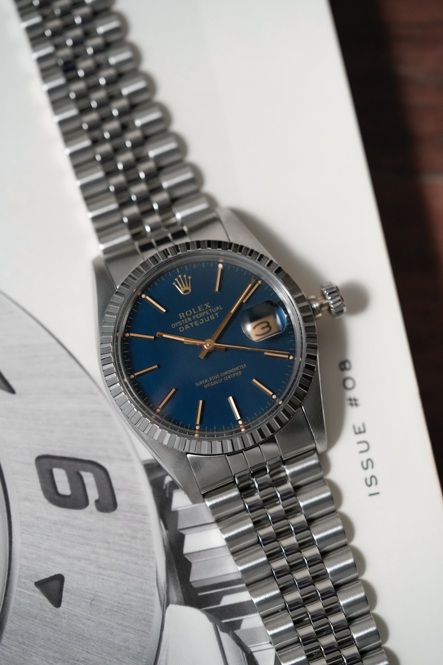 1981 Rolex Datejust Ref. 16030 – Matte Blue