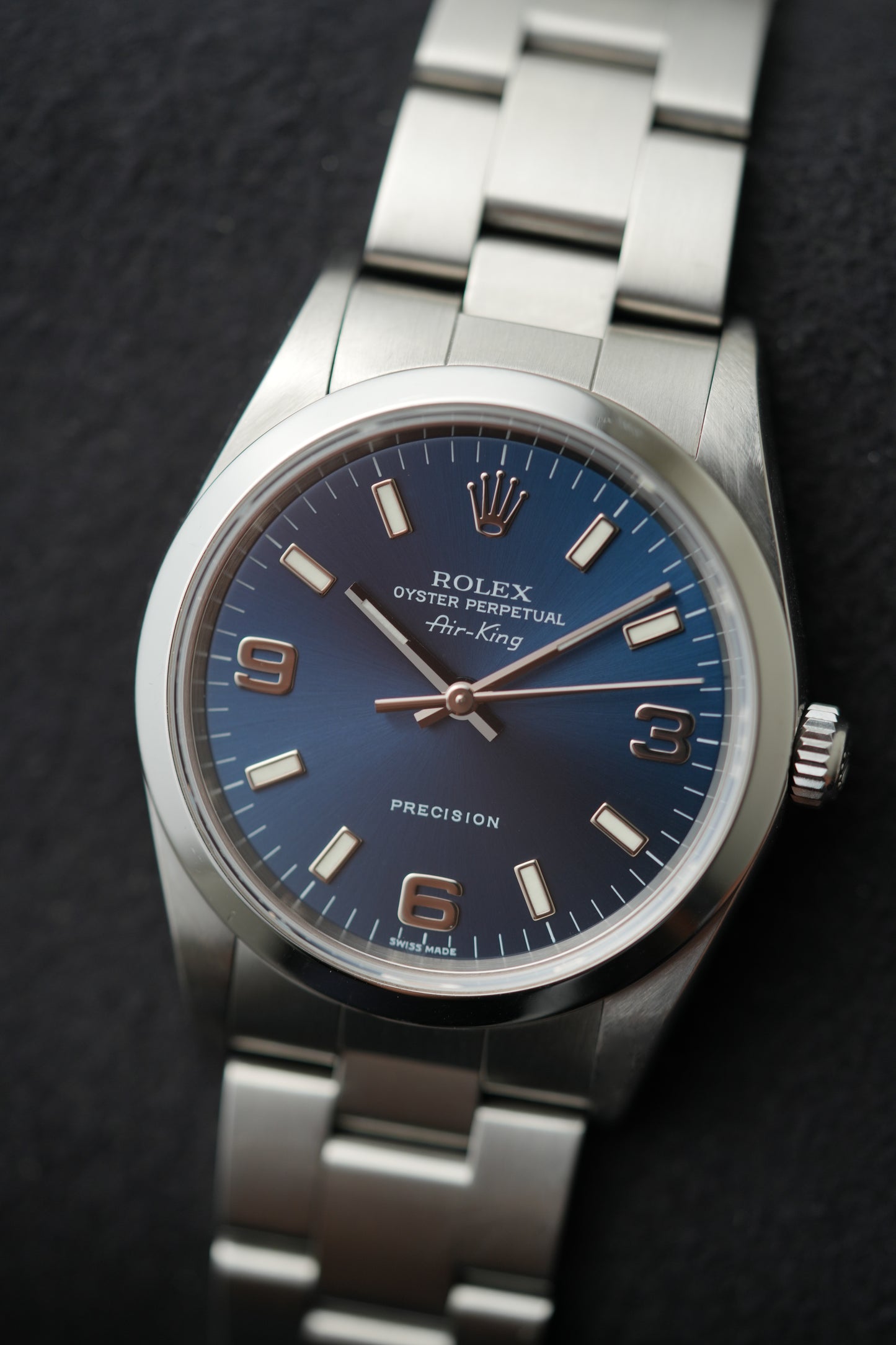 2004 Rolex Air-King Ref. 14000 – Blue Explorer