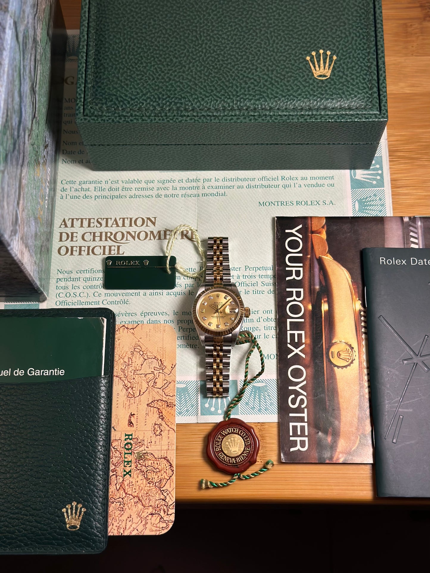 2001 Rolex Lady Datejust Ref. 79173 – Champagne Big Diamonds