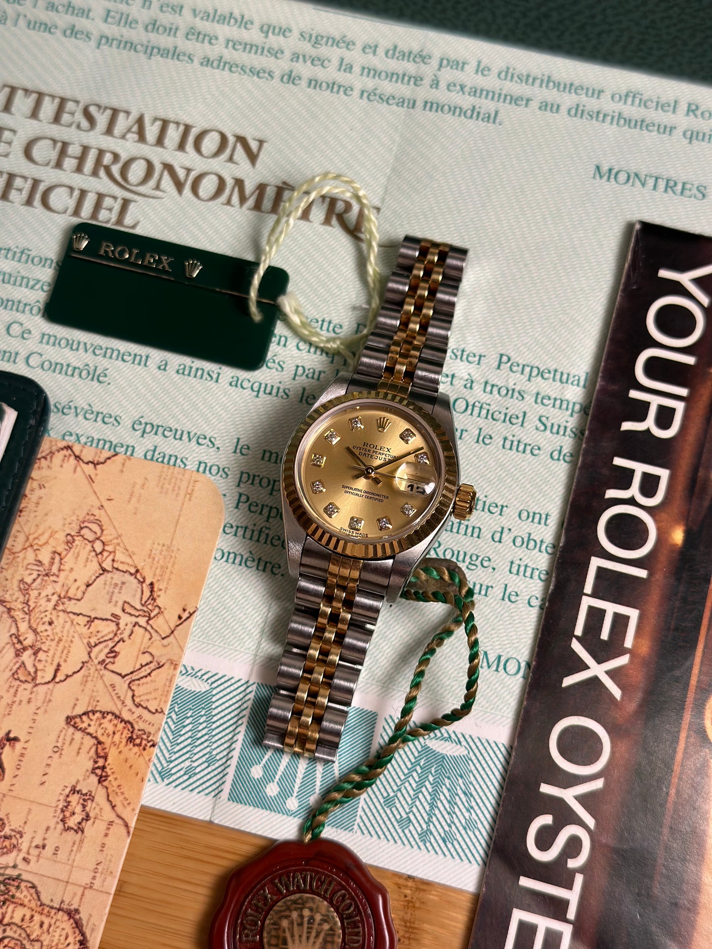 2001 Rolex Lady Datejust Ref. 79173 – Champagne Big Diamonds
