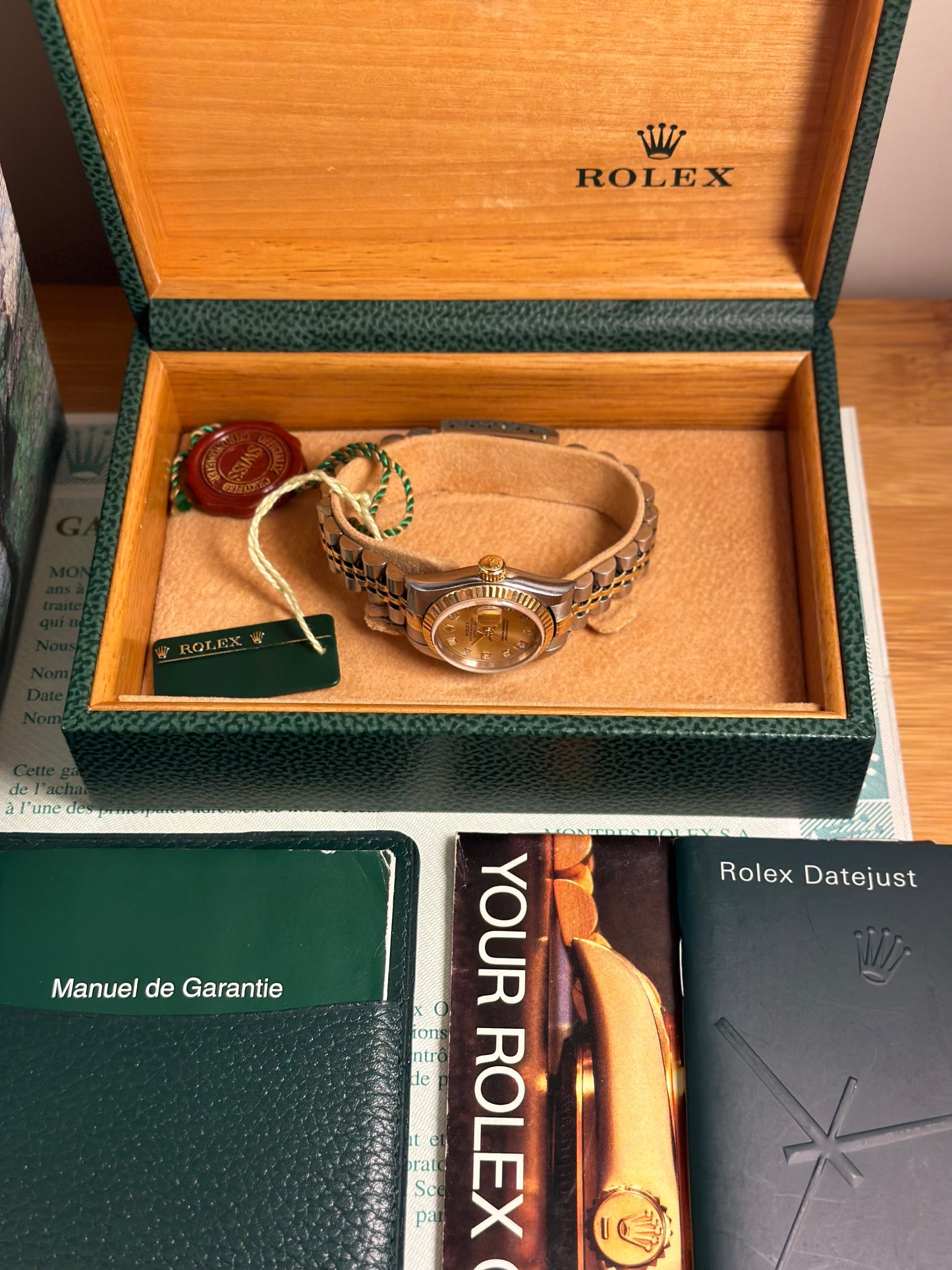 2001 Rolex Lady Datejust Ref. 79173 – Champagne Big Diamonds