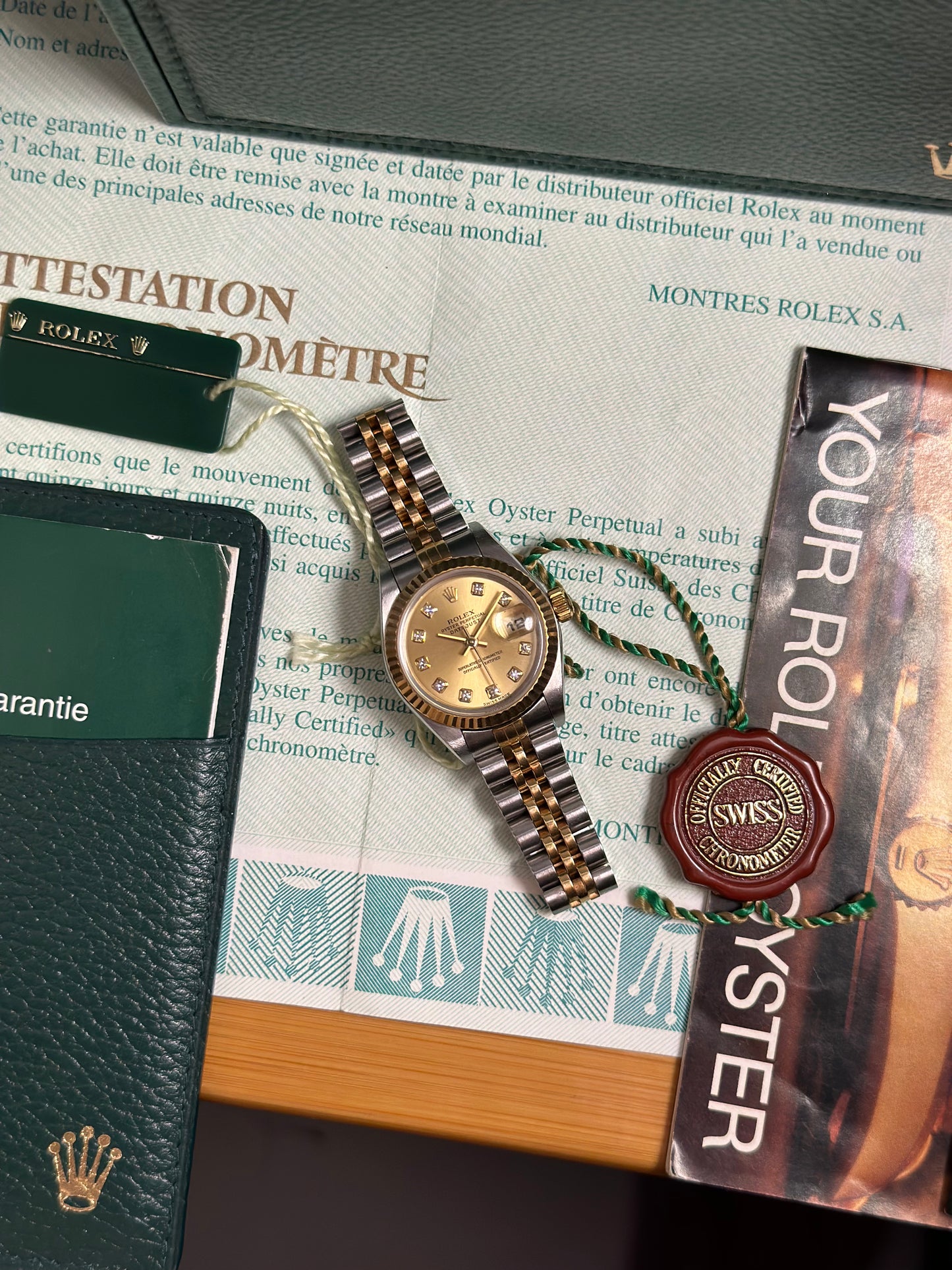 2001 Rolex Lady Datejust Ref. 79173 – Champagne Big Diamonds
